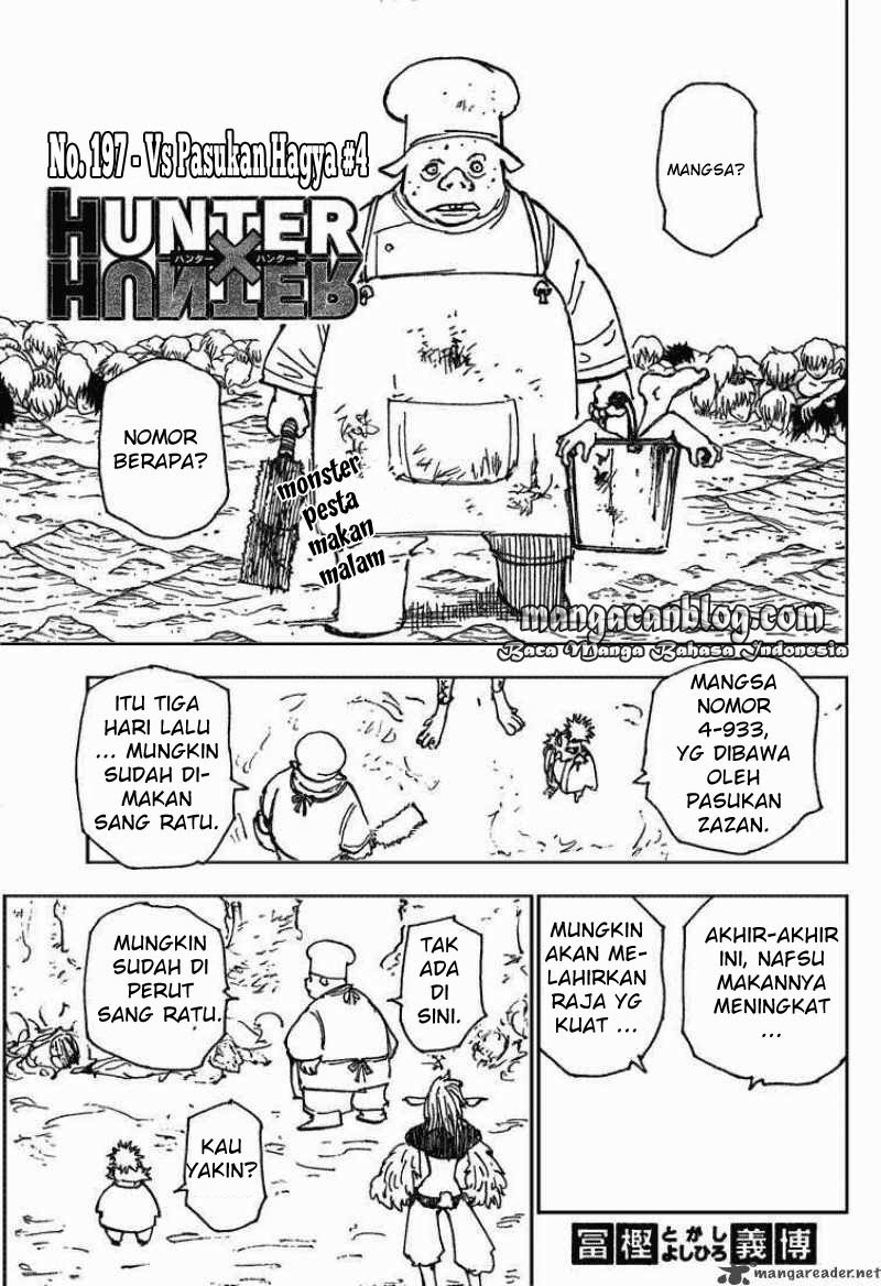 Hunter x Hunter Chapter 197