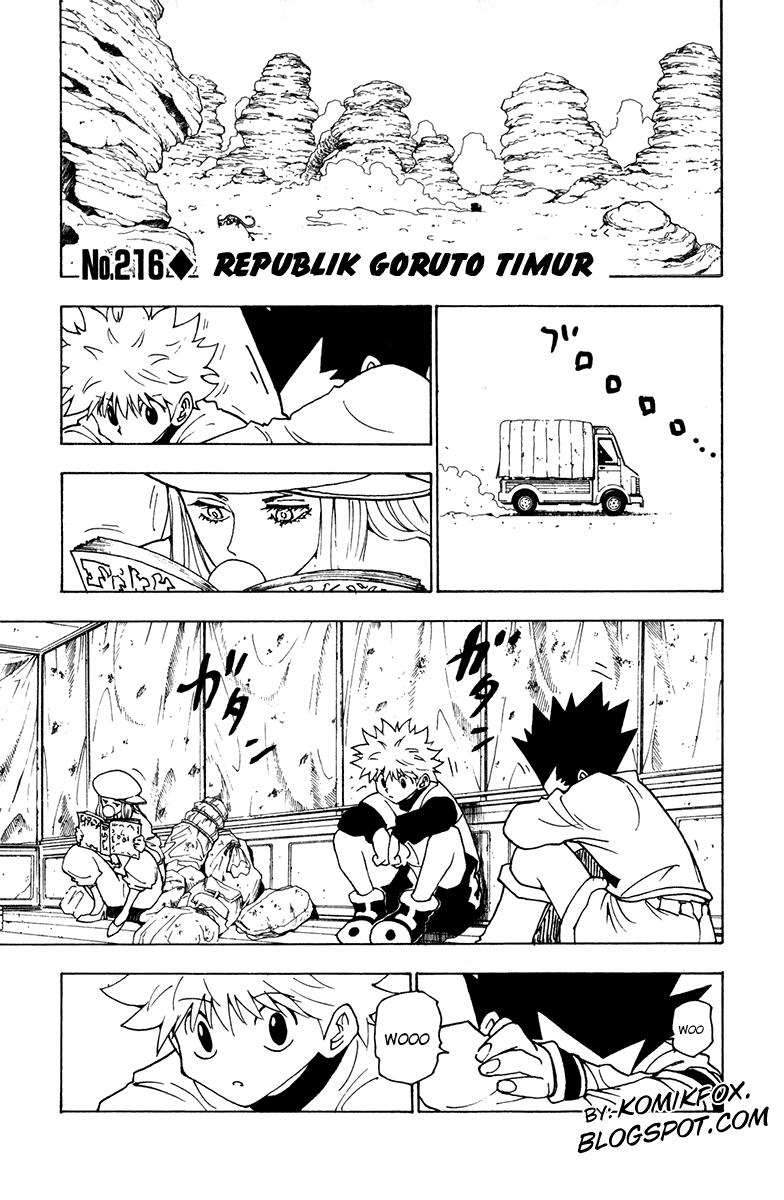 Hunter x Hunter Chapter 216