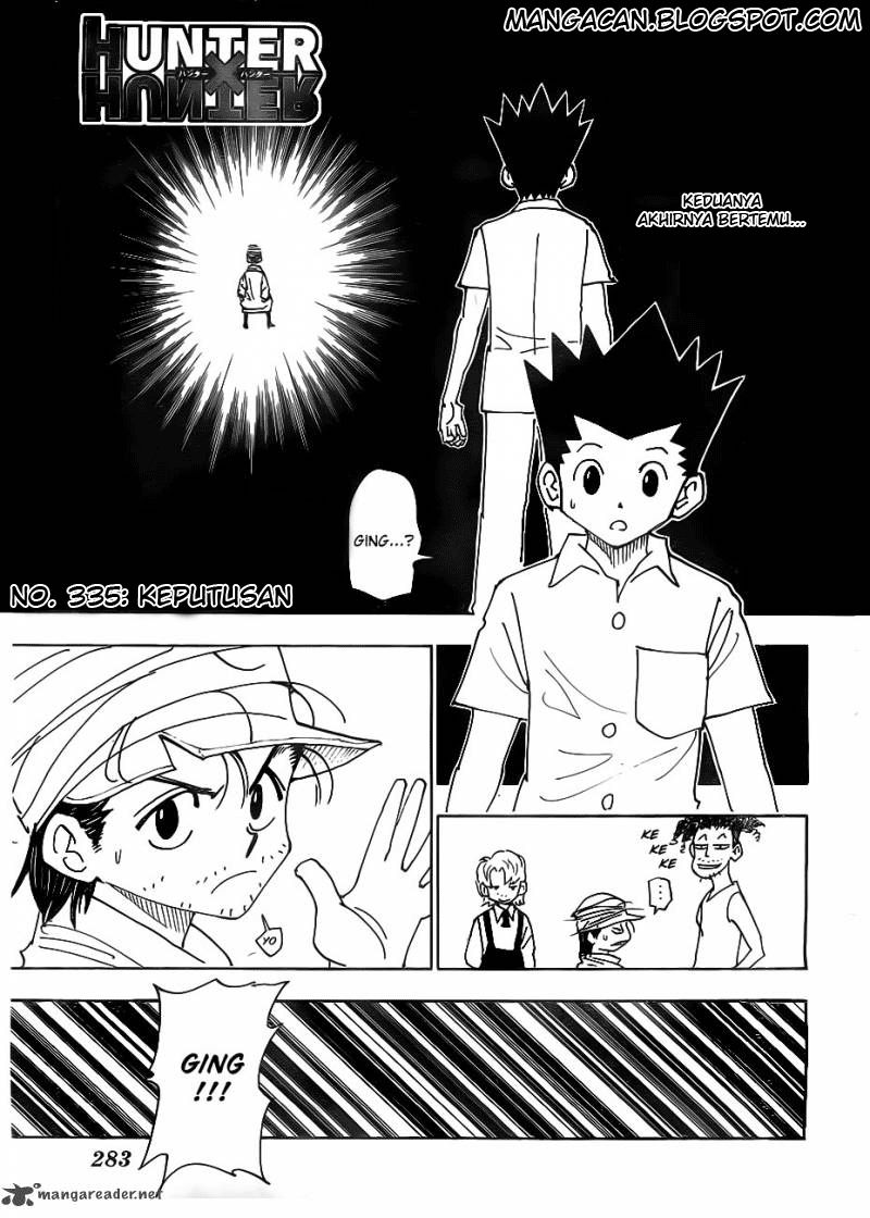 Hunter x Hunter Chapter 335