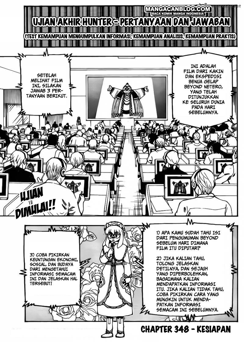 Hunter x Hunter Chapter 348