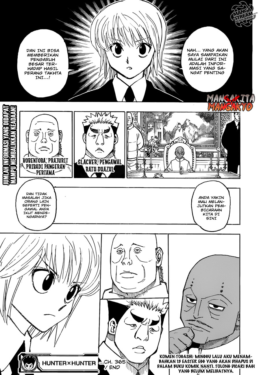 Hunter x Hunter Chapter 365