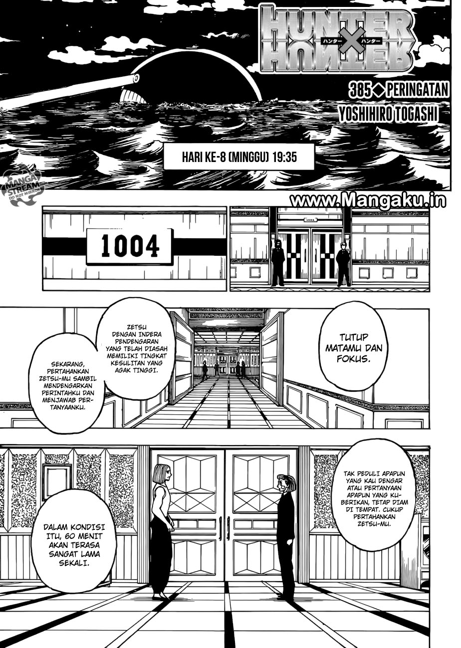 Hunter x Hunter Chapter 385