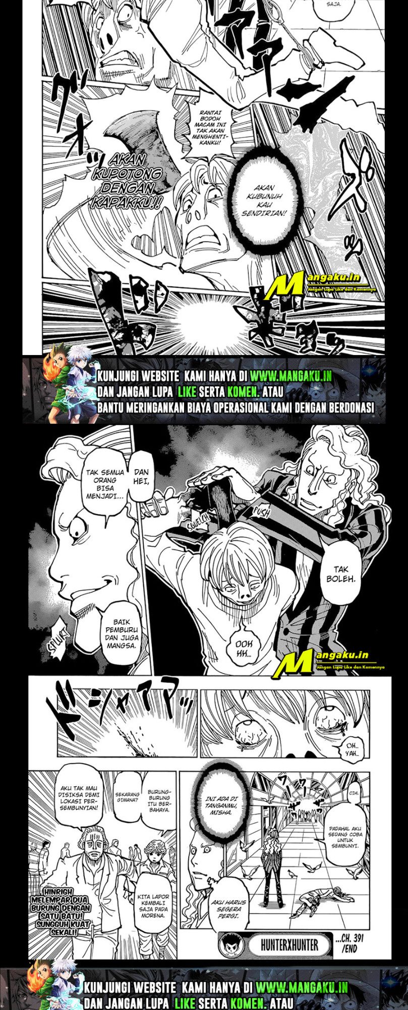 Hunter x Hunter Chapter 391