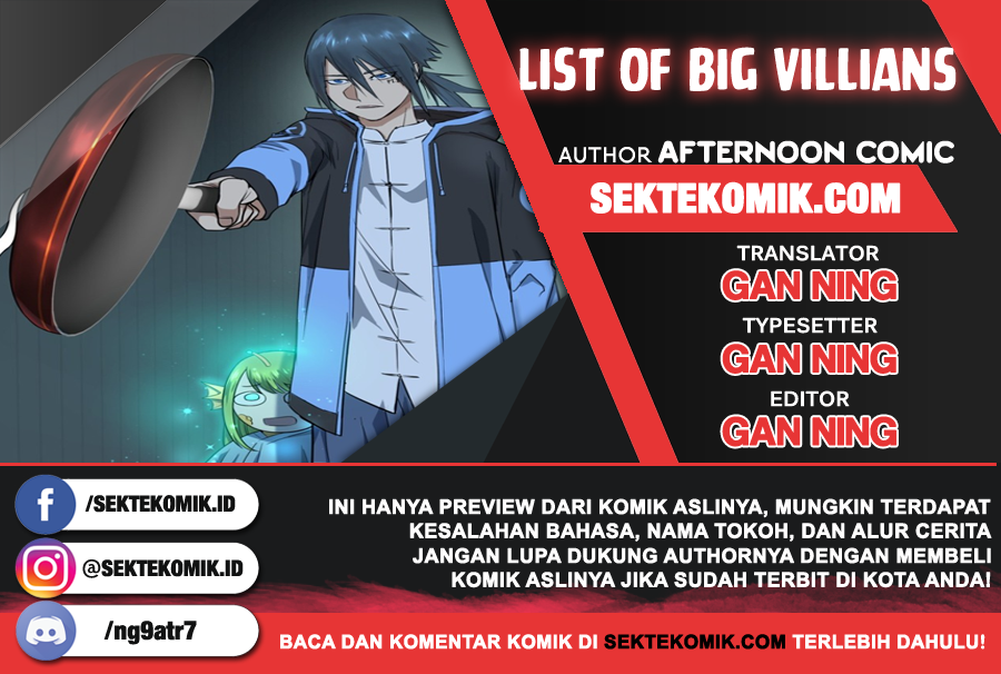 List of Big Villians Chapter 41