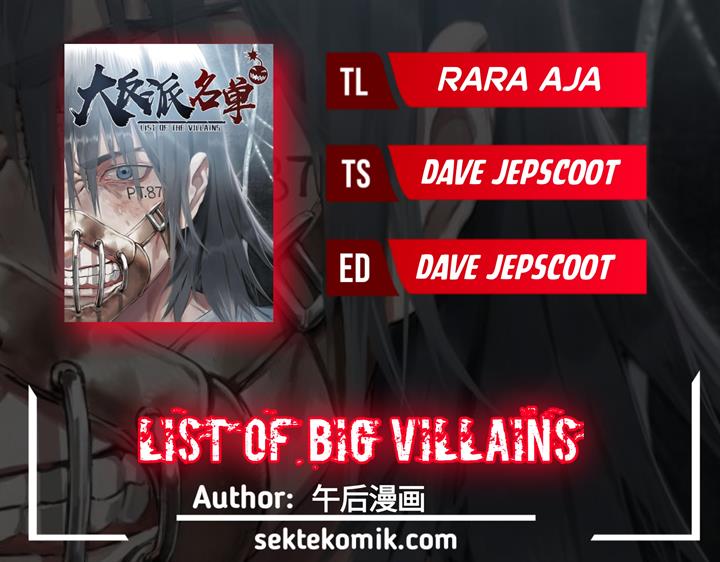 List of Big Villians Chapter 79