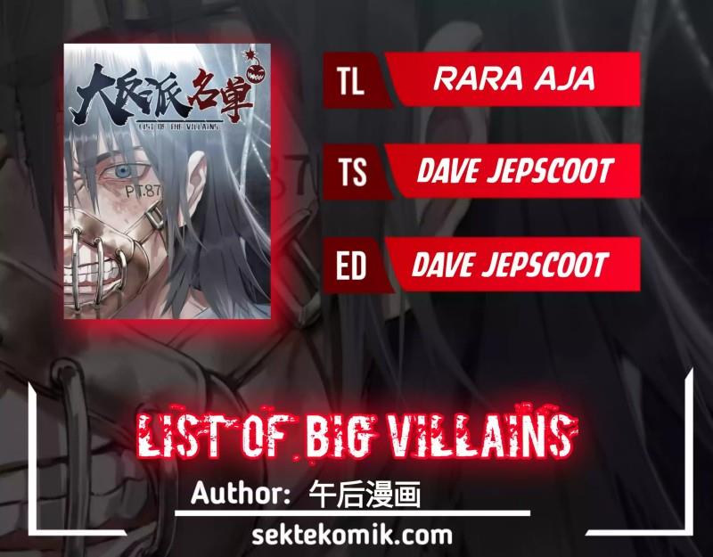 List of Big Villians Chapter 83