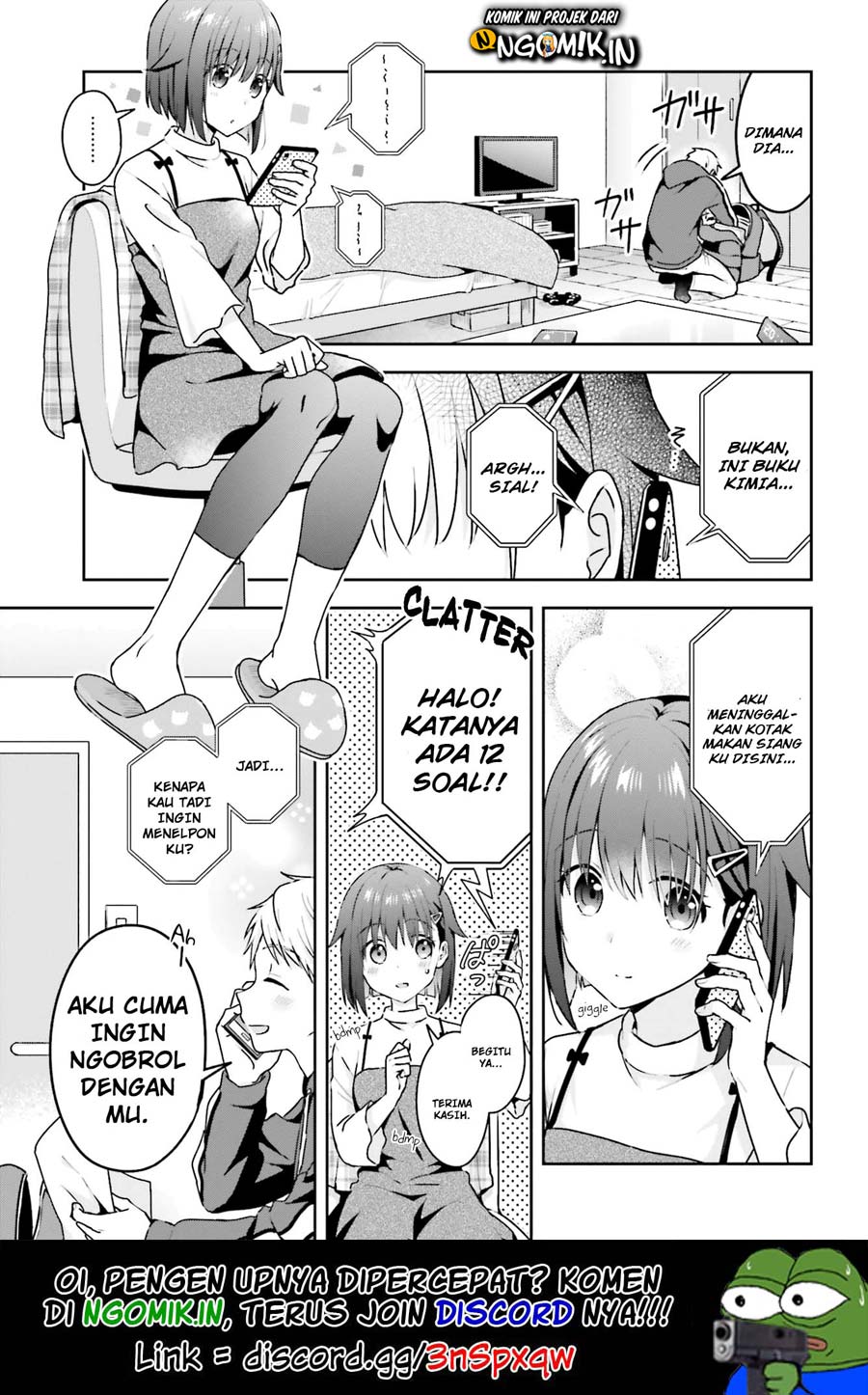 Koe no Chiisai Komori-san to Kuso Deka Oogoe no Oobayashi-kun Chapter 6