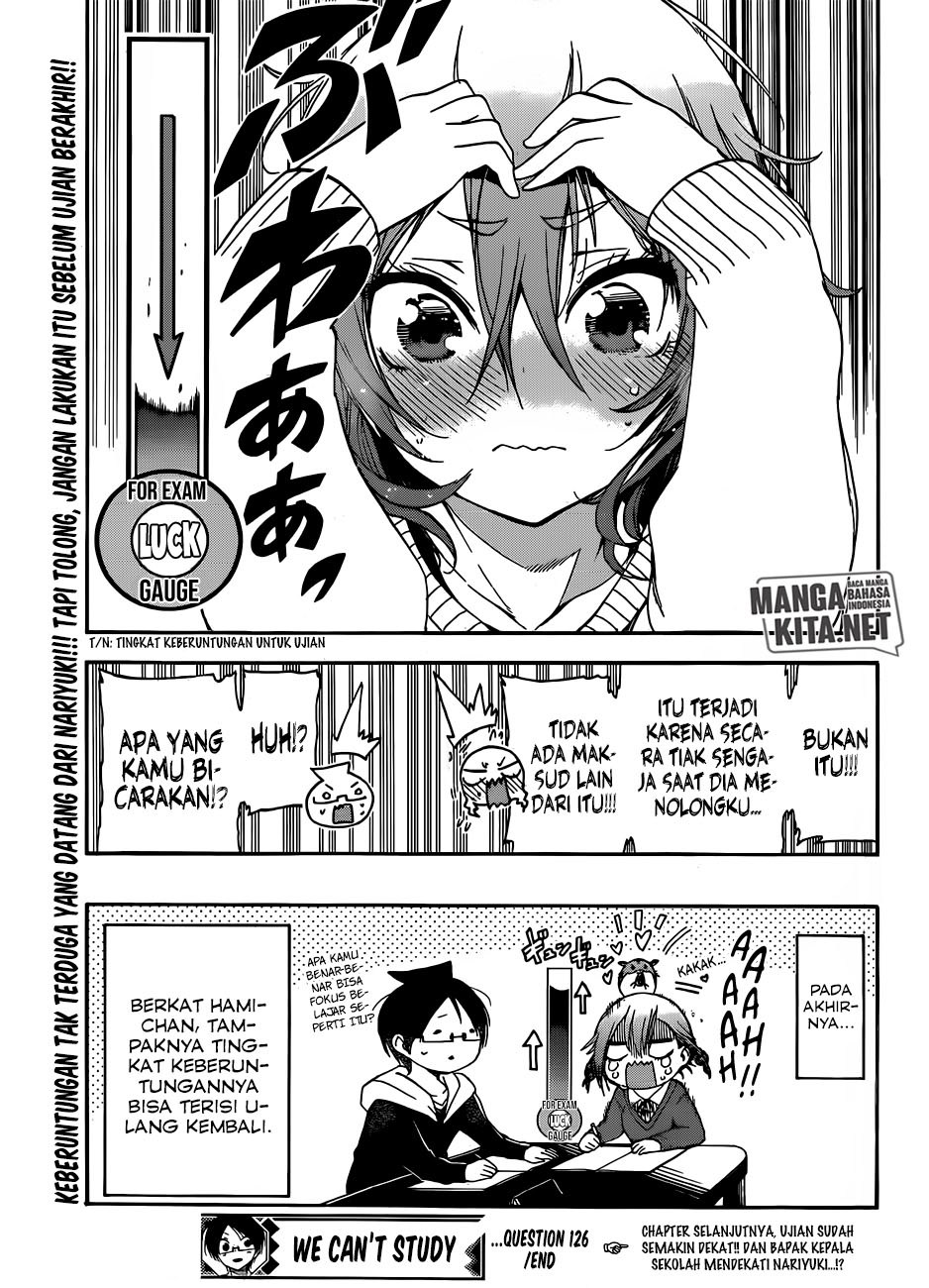 Bokutachi wa Benkyou ga Dekinai Chapter 126