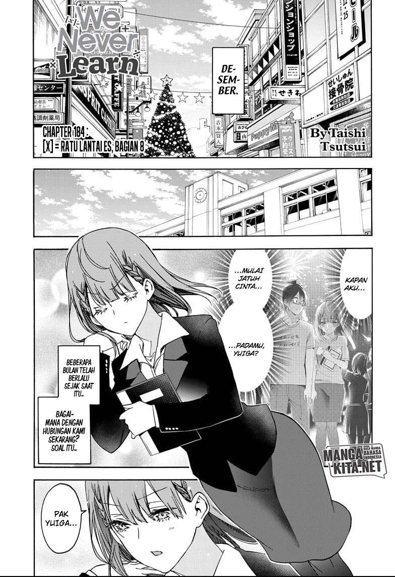 Bokutachi wa Benkyou ga Dekinai Chapter 185