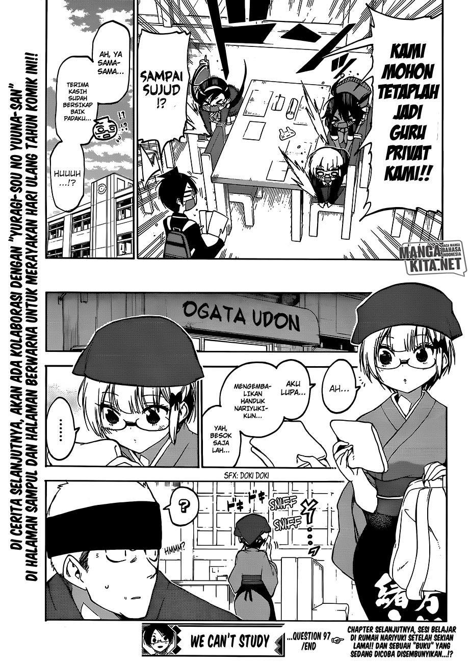 Bokutachi wa Benkyou ga Dekinai Chapter 97