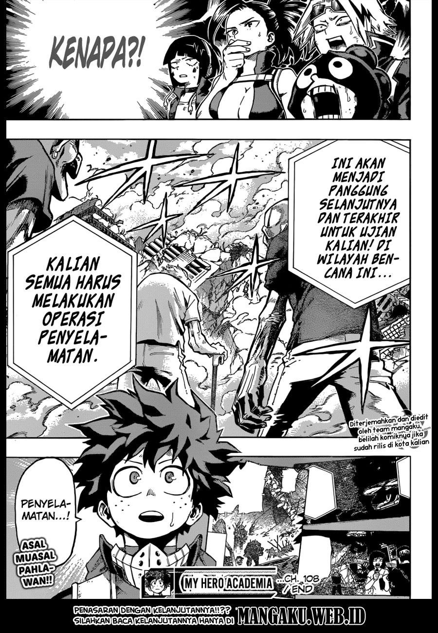 Boku no Hero Academia Chapter 108