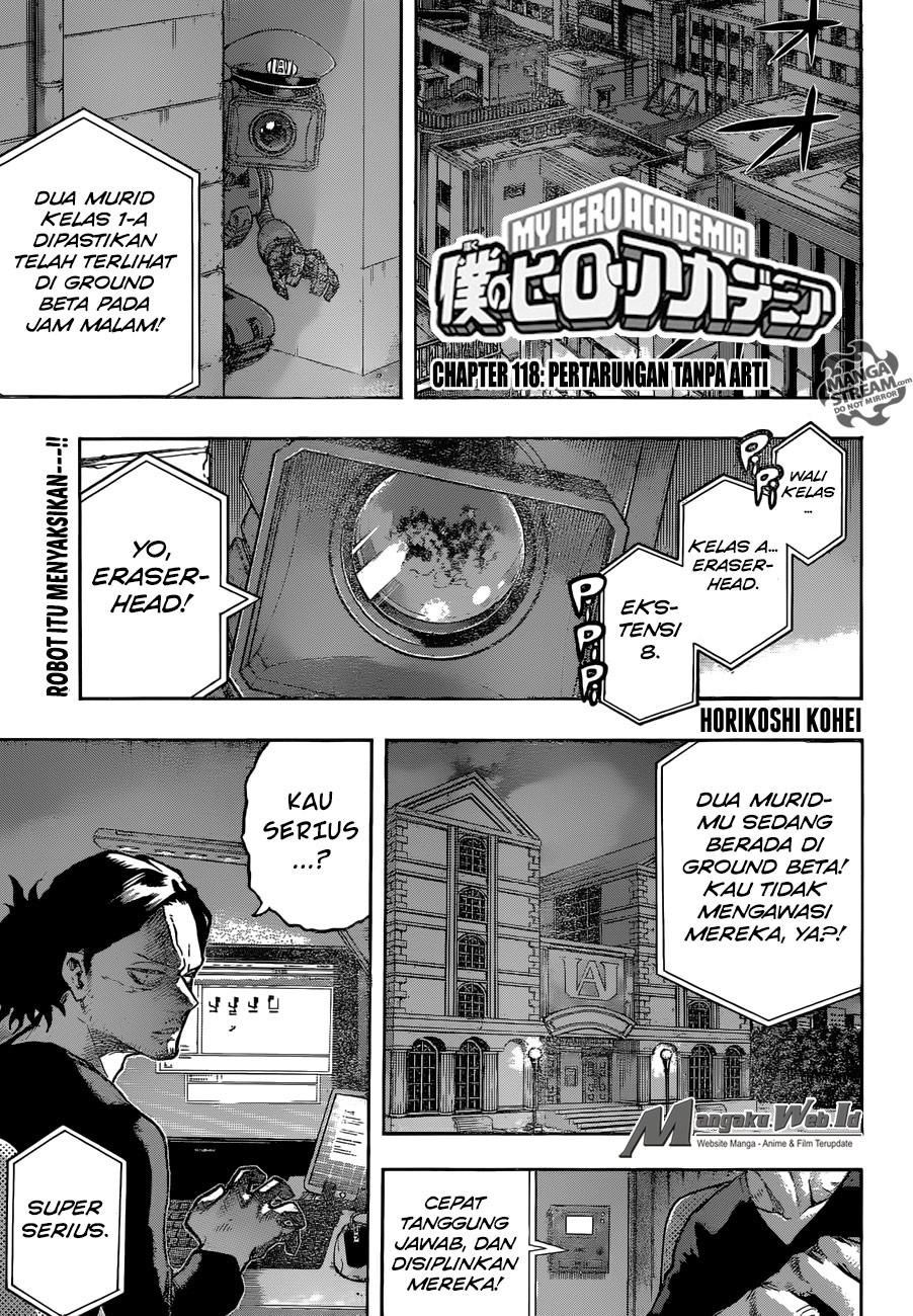 Boku no Hero Academia Chapter 118