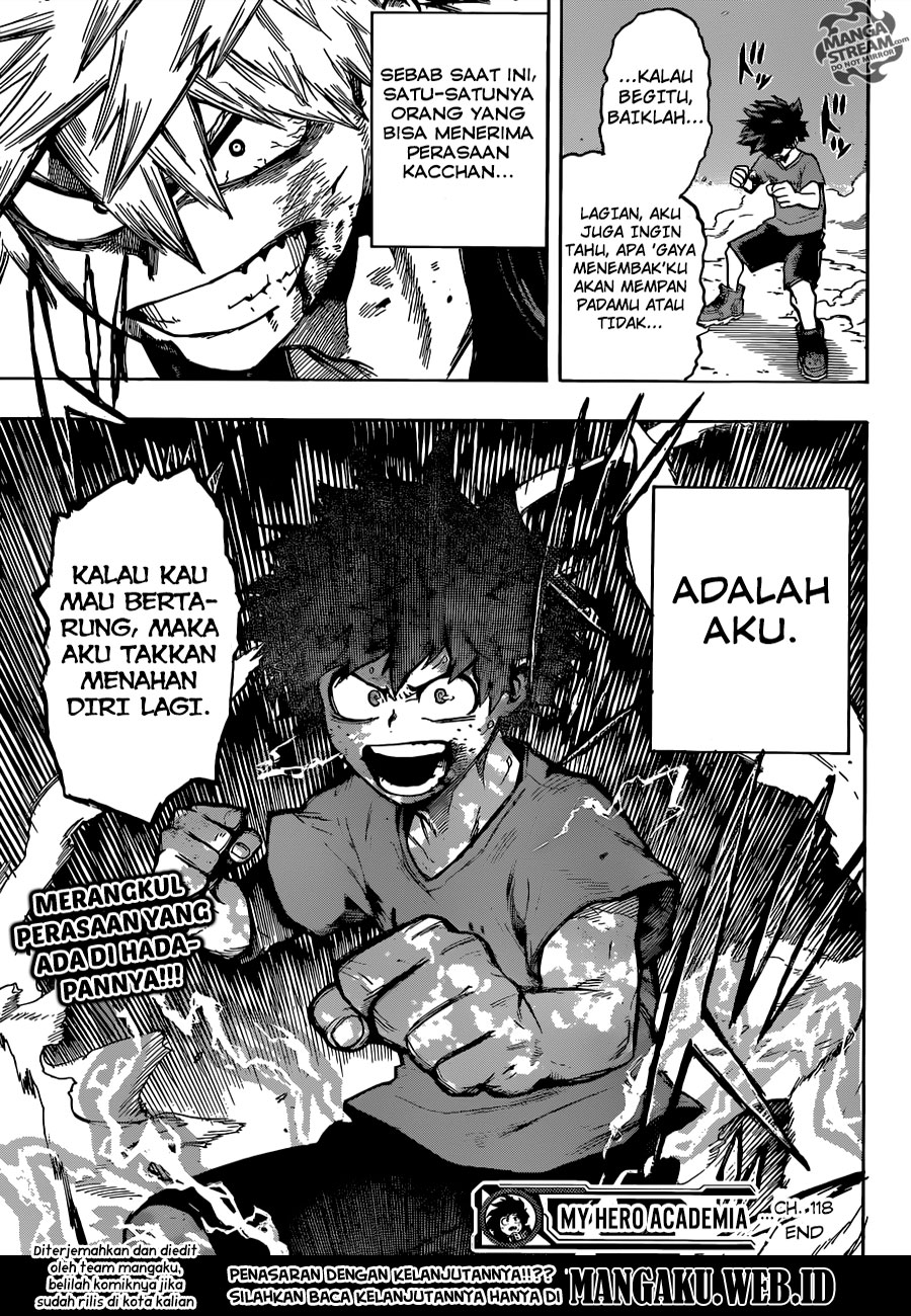 Boku no Hero Academia Chapter 118