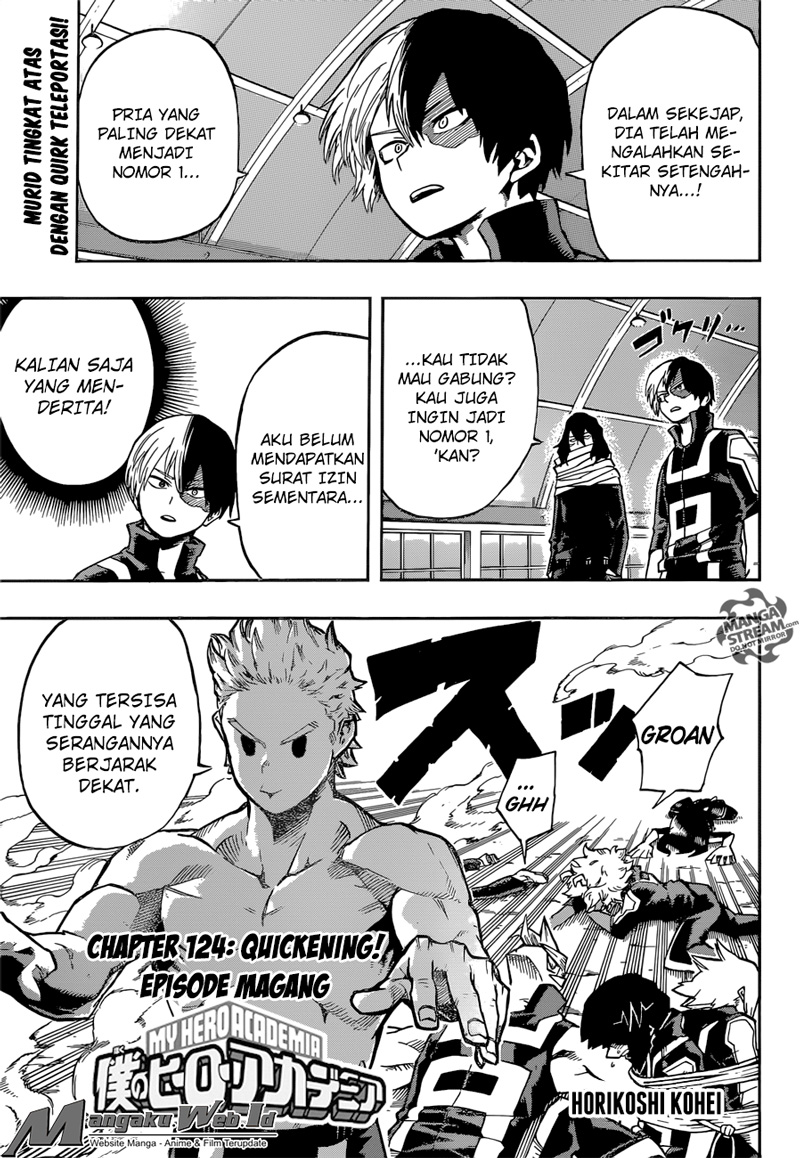 Boku no Hero Academia Chapter 124