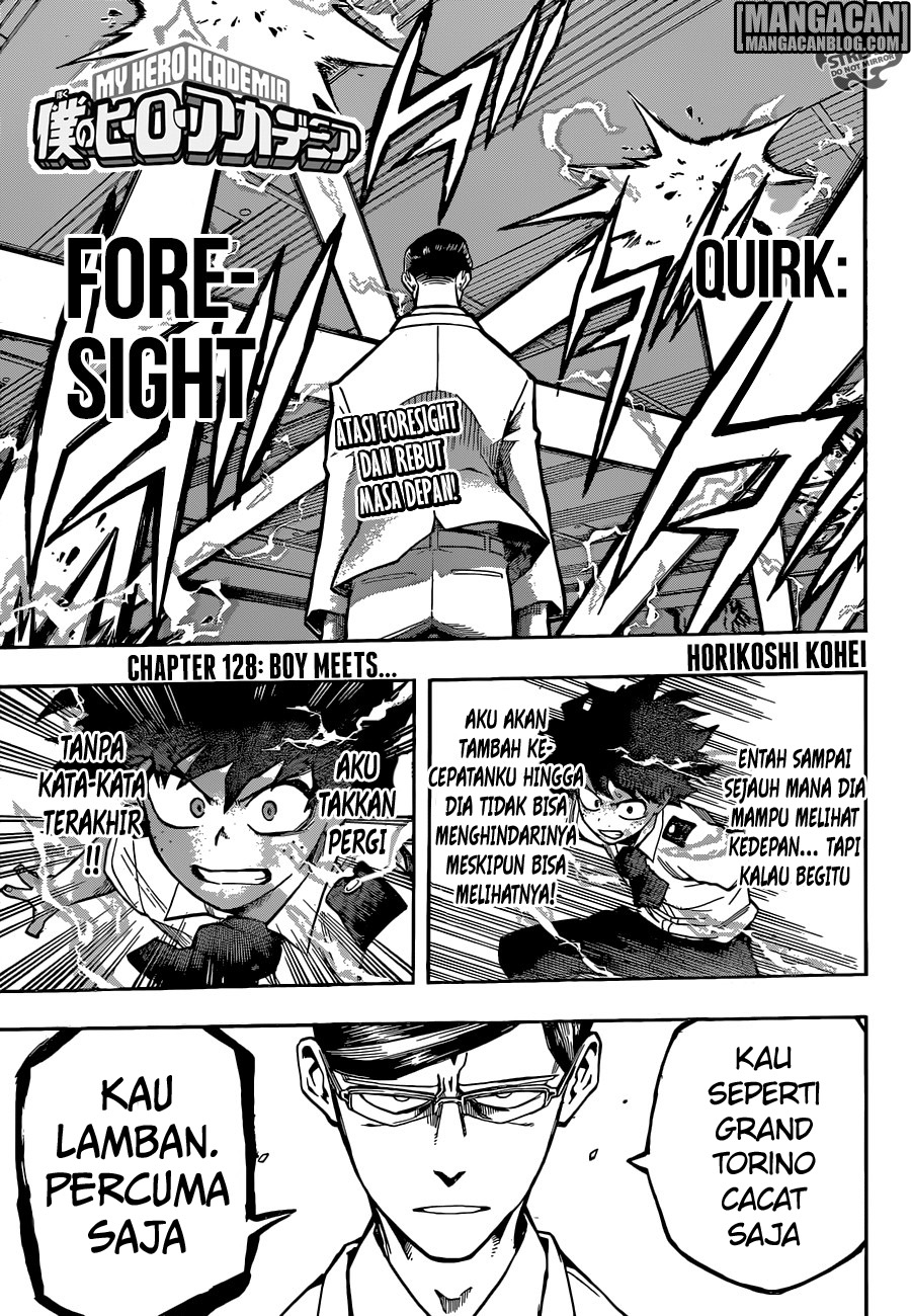 Boku no Hero Academia Chapter 128