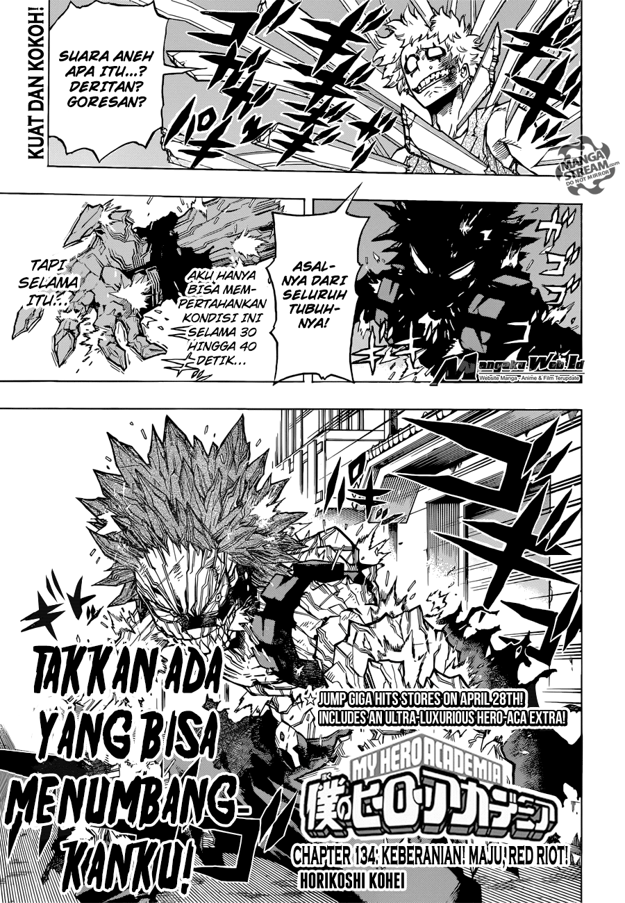 Boku no Hero Academia Chapter 134