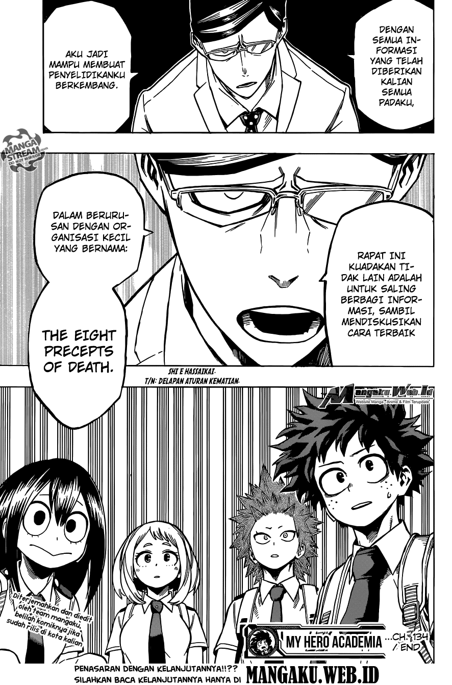 Boku no Hero Academia Chapter 134