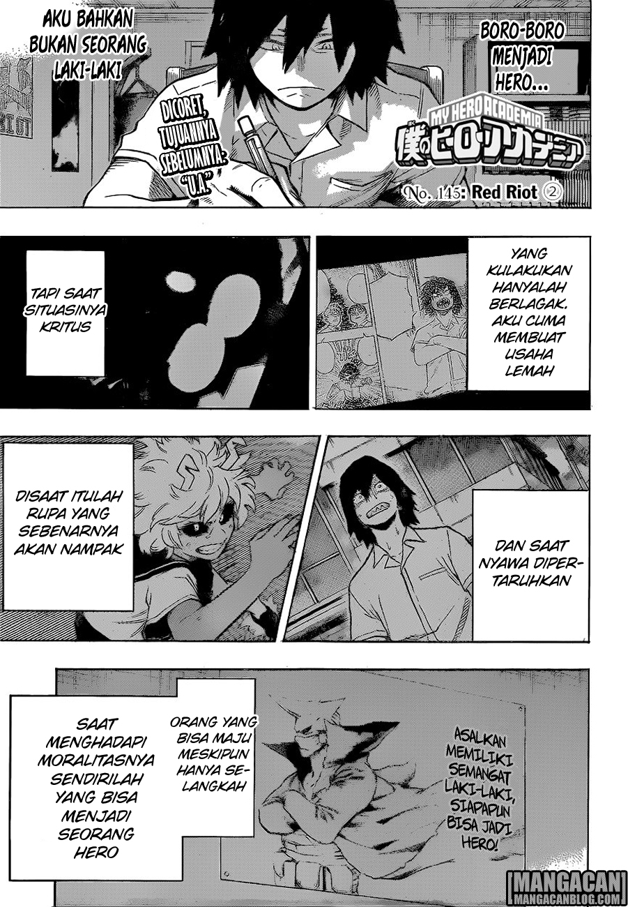 Boku no Hero Academia Chapter 145