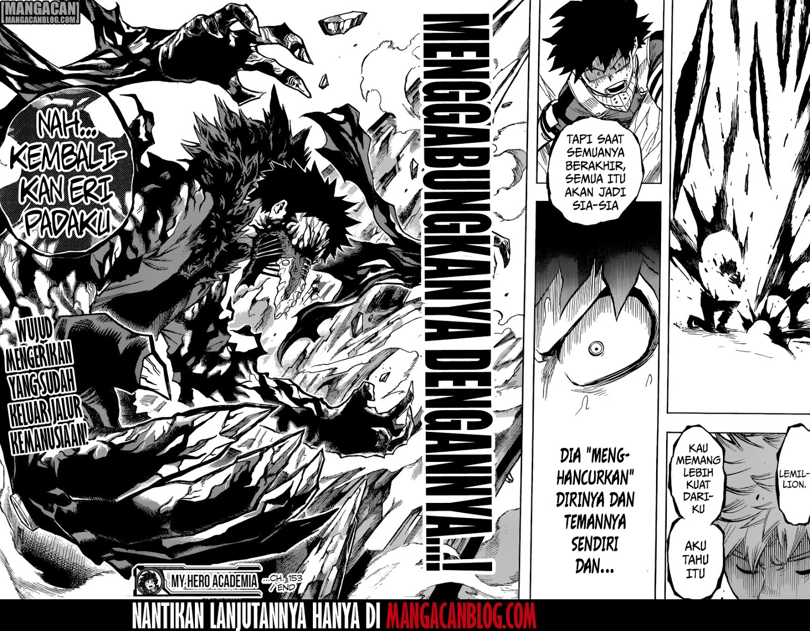 Boku no Hero Academia Chapter 153