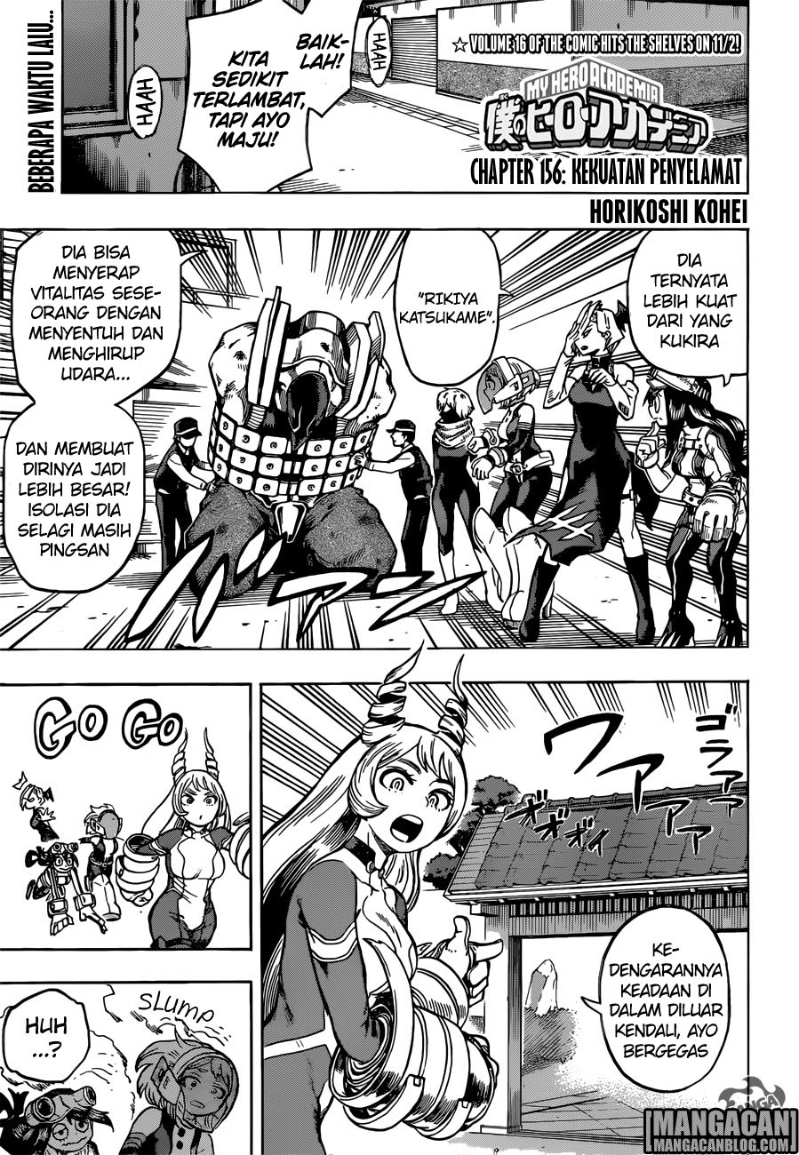 Boku no Hero Academia Chapter 156