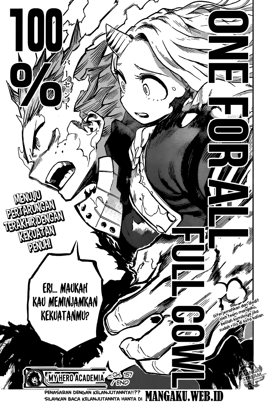 Boku no Hero Academia Chapter 157