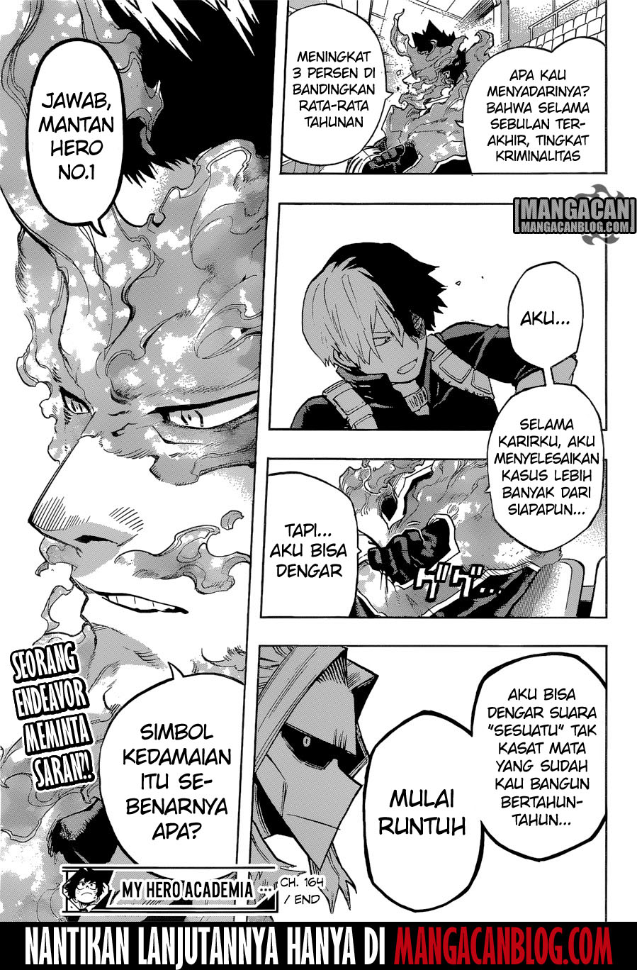 Boku no Hero Academia Chapter 164