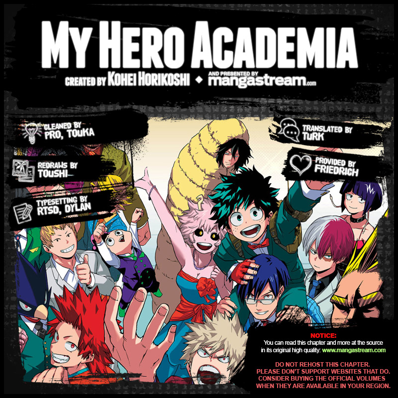 Boku no Hero Academia Chapter 185