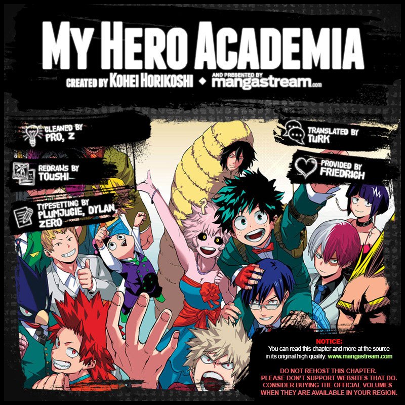 Boku no Hero Academia Chapter 186