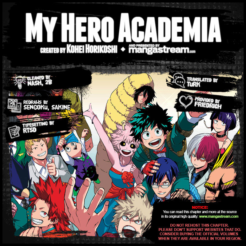 Boku no Hero Academia Chapter 209