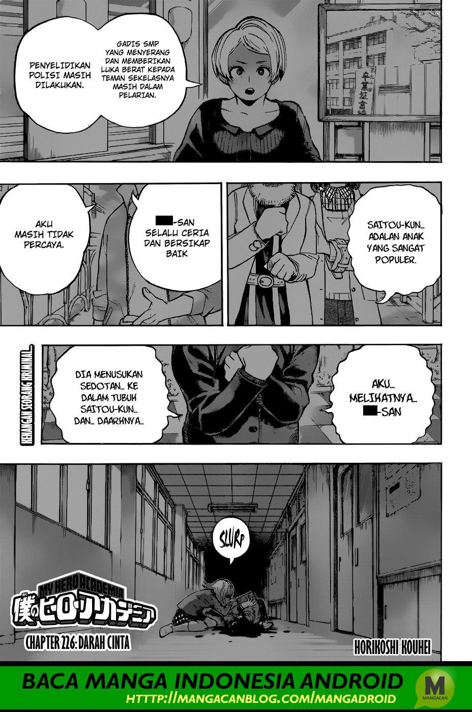 Boku no Hero Academia Chapter 226