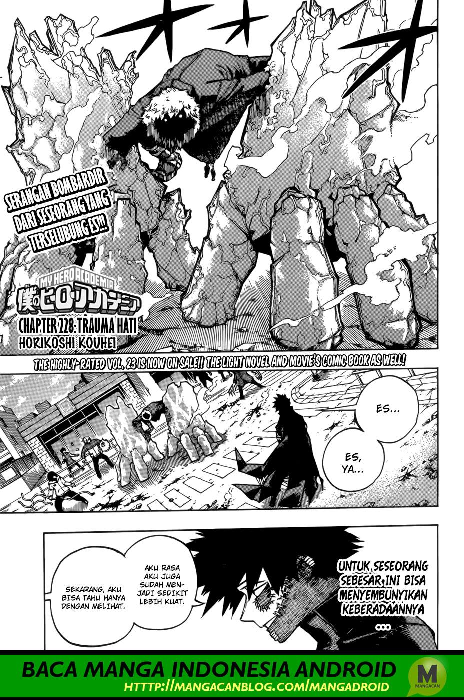 Boku no Hero Academia Chapter 228