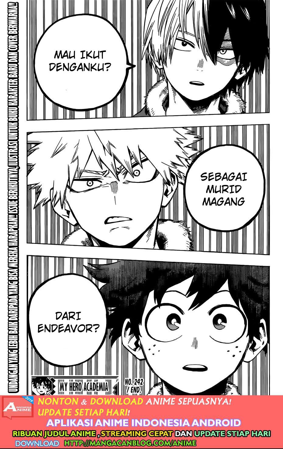 Boku no Hero Academia Chapter 242