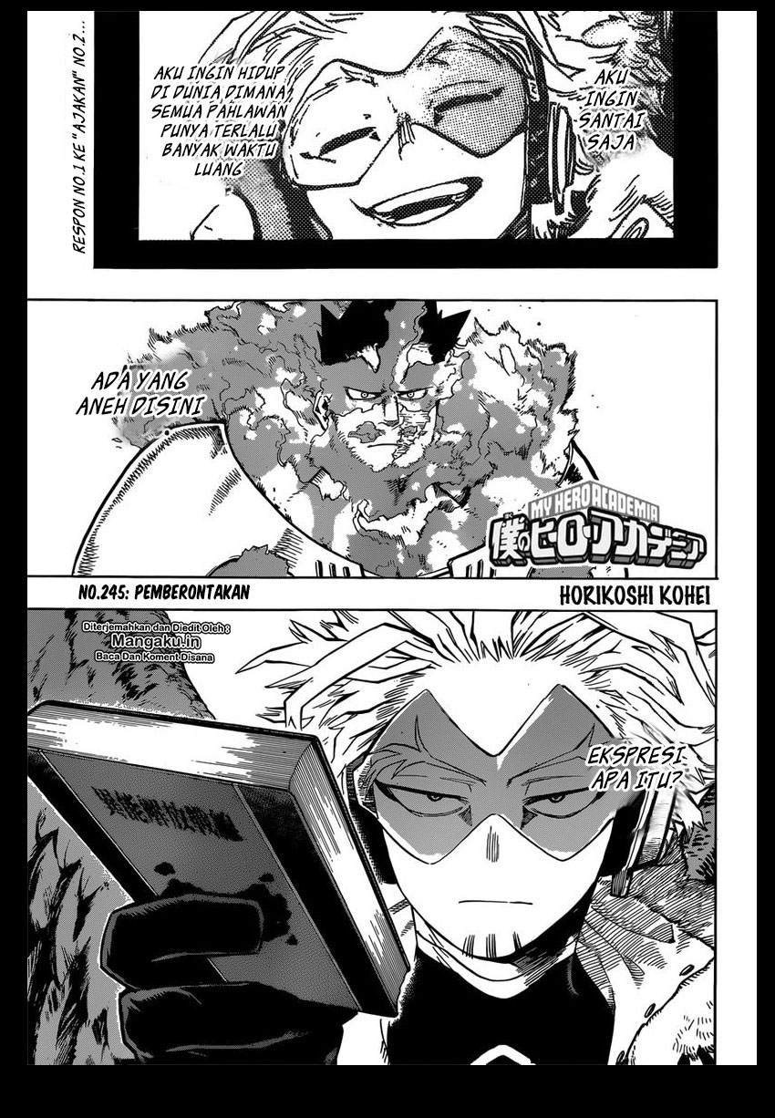 Boku no Hero Academia Chapter 245