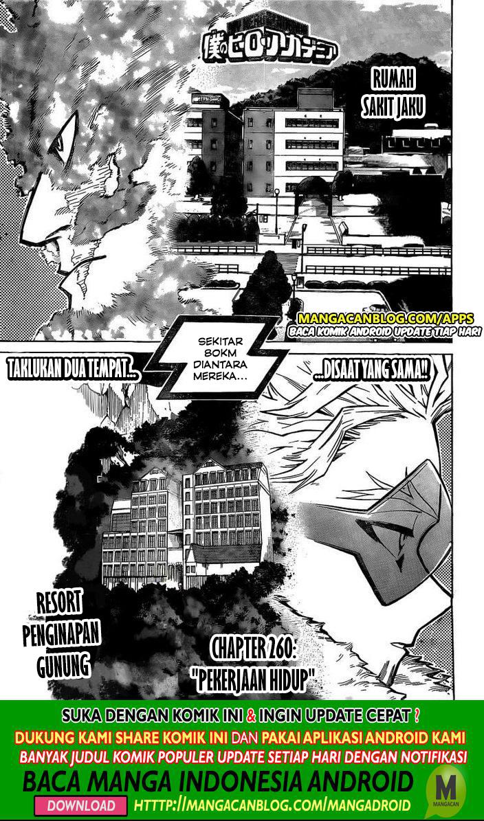 Boku no Hero Academia Chapter 260