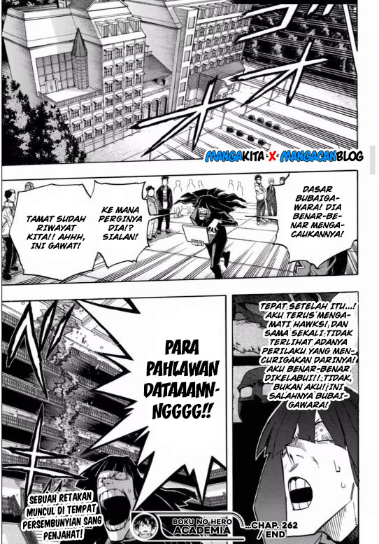 Boku no Hero Academia Chapter 262