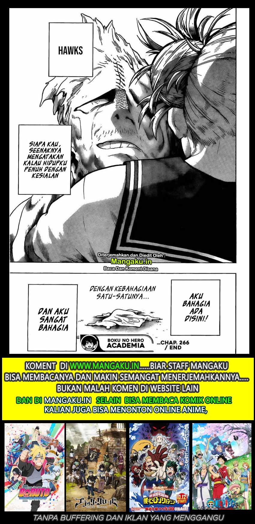 Boku no Hero Academia Chapter 266