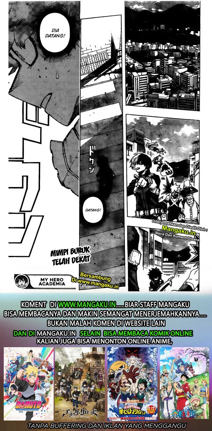 Boku no Hero Academia Chapter 270