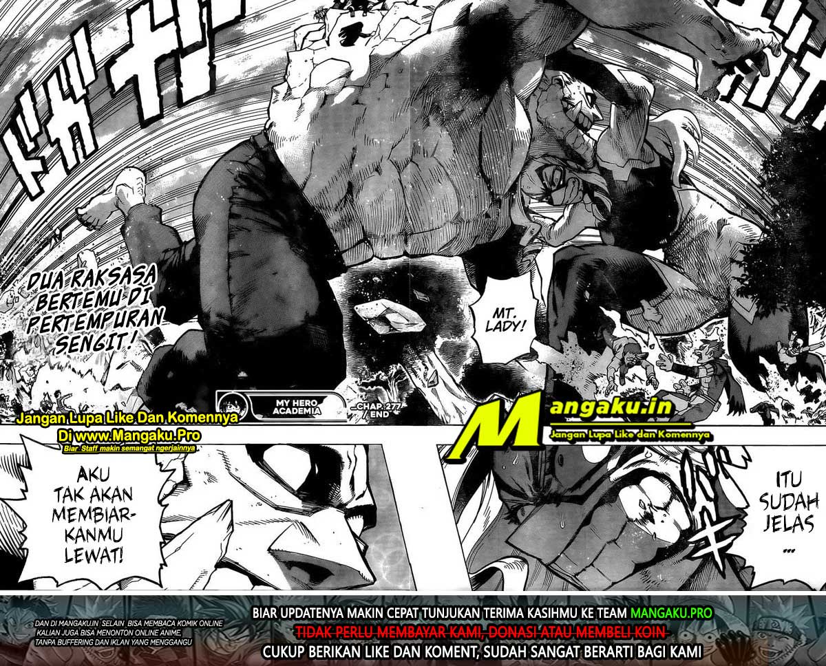 Boku no Hero Academia Chapter 277