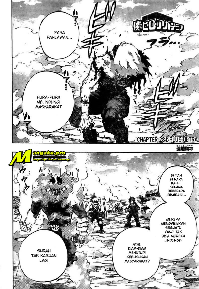 Boku no Hero Academia Chapter 281