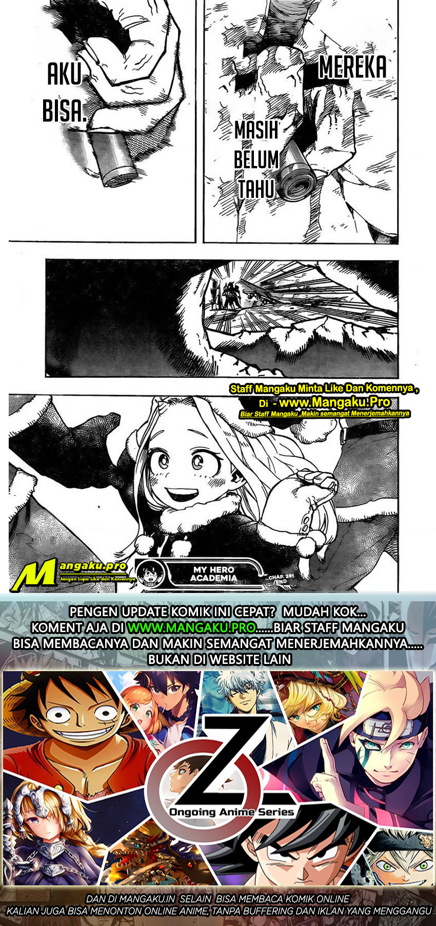 Boku no Hero Academia Chapter 281