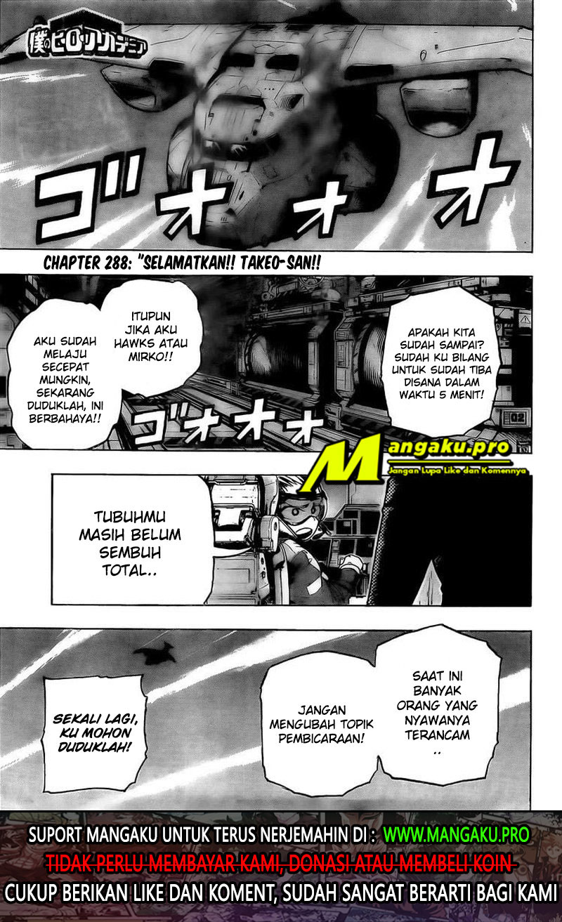 Boku no Hero Academia Chapter 288