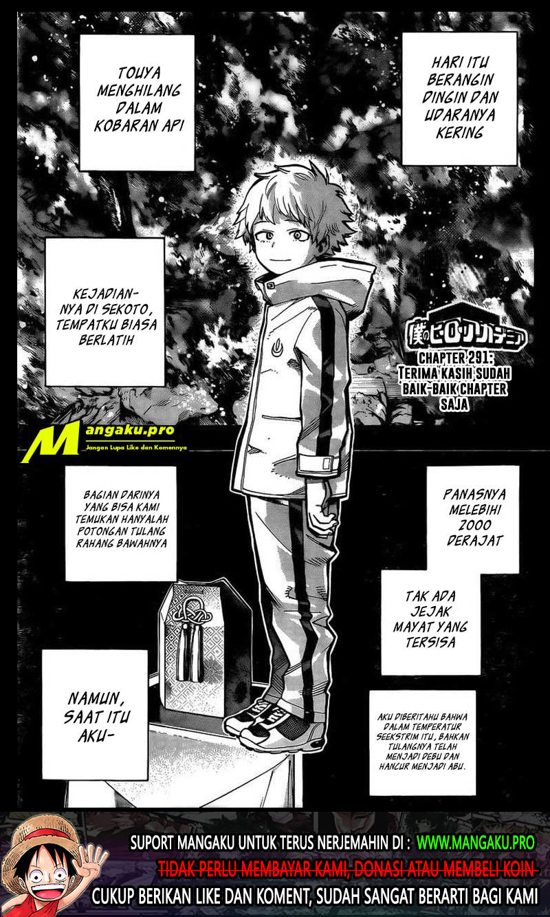 Boku no Hero Academia Chapter 291