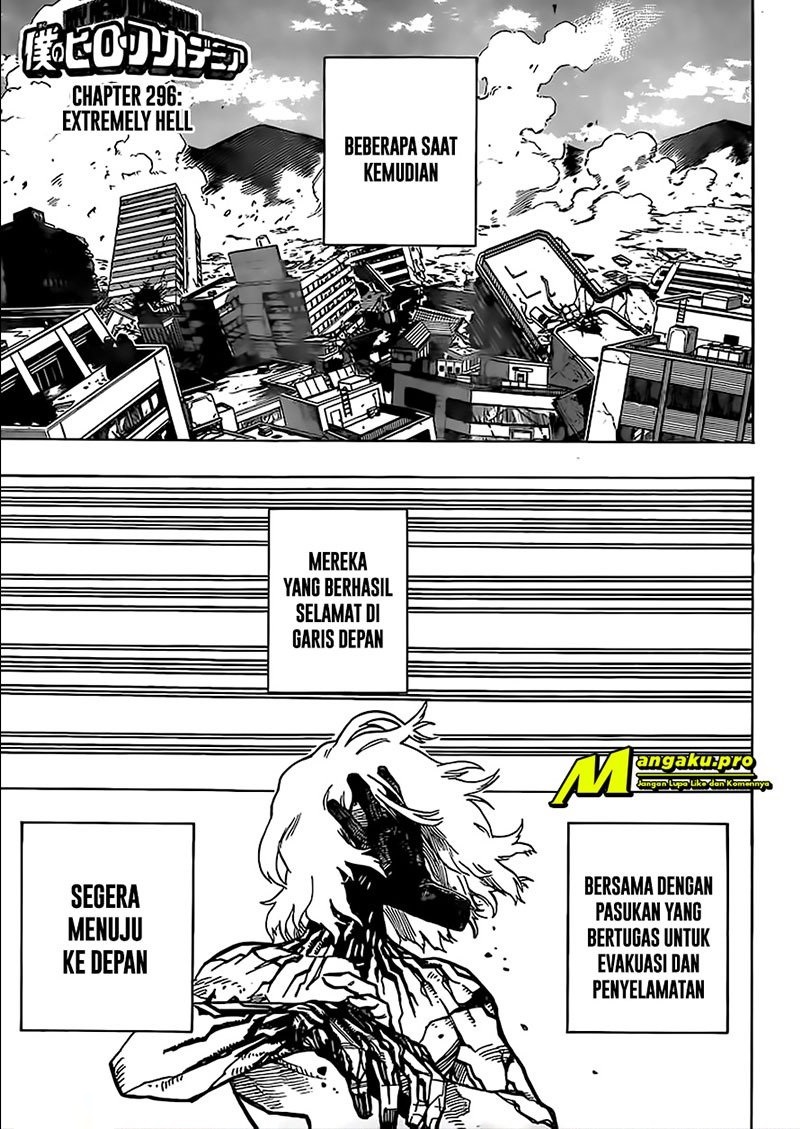 Boku no Hero Academia Chapter 296