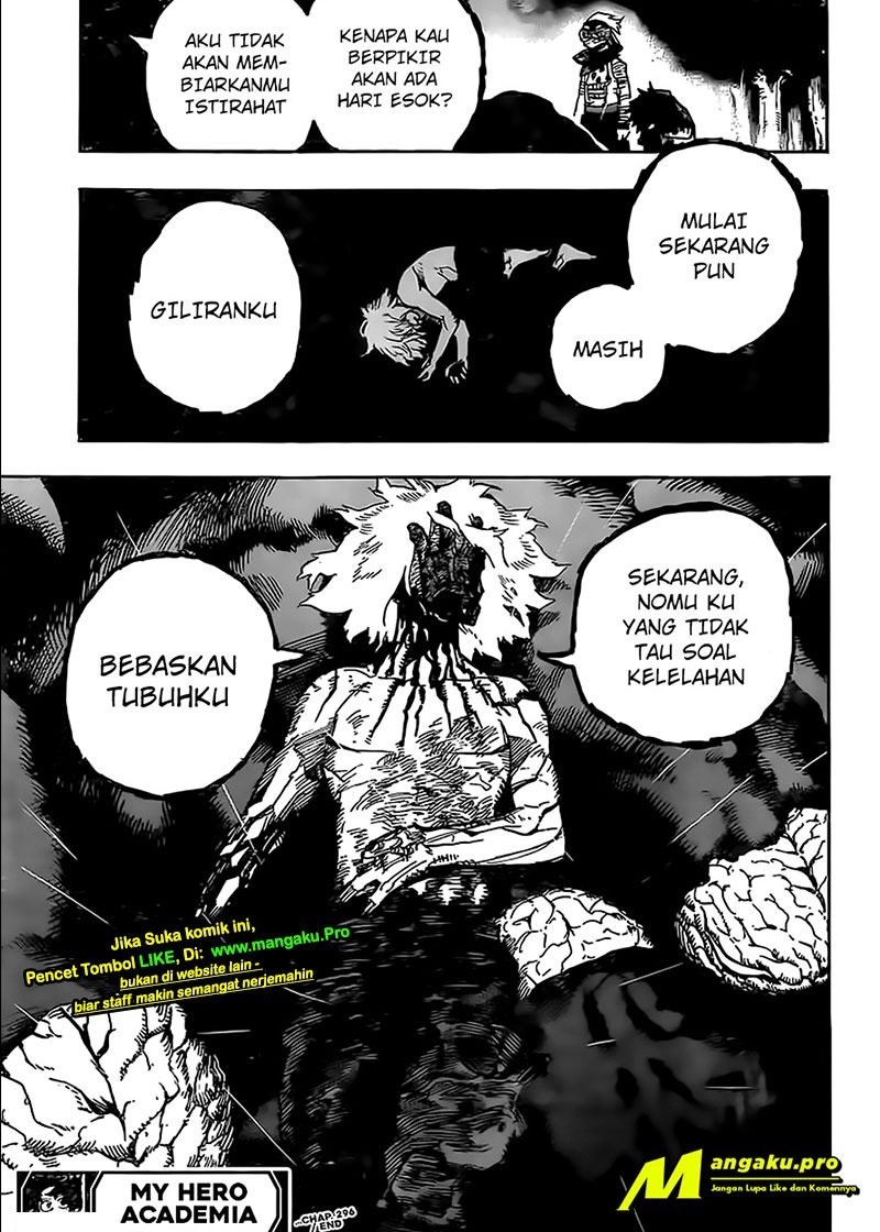 Boku no Hero Academia Chapter 296