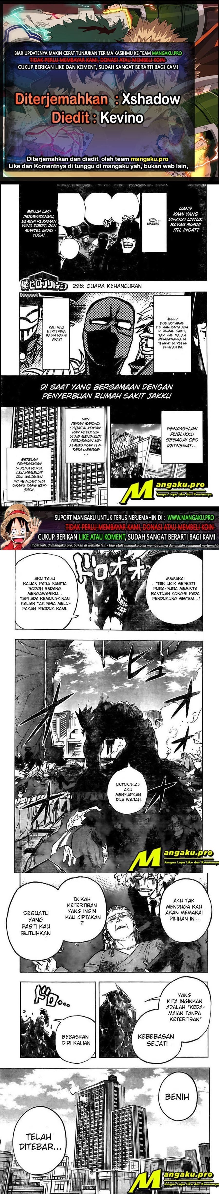 Boku no Hero Academia Chapter 298