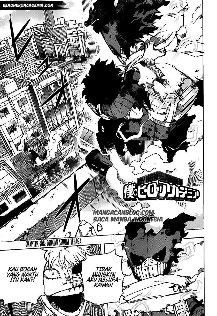 Boku no Hero Academia Chapter 308