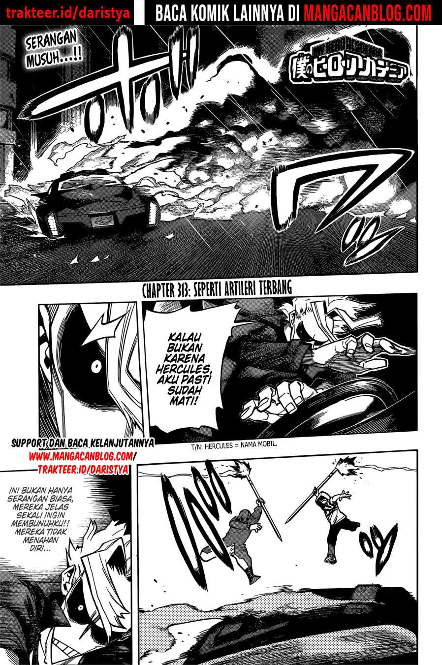 Boku no Hero Academia Chapter 313