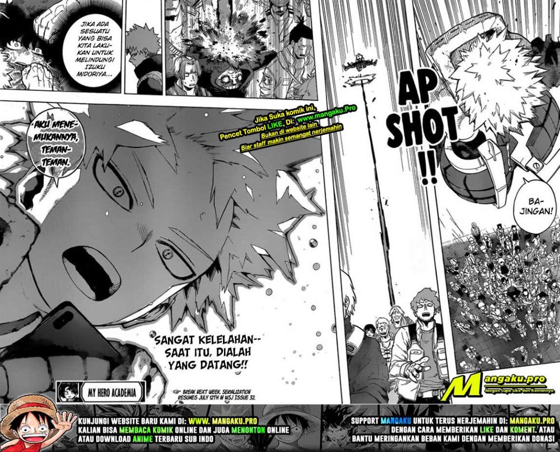 Boku no Hero Academia Chapter 318