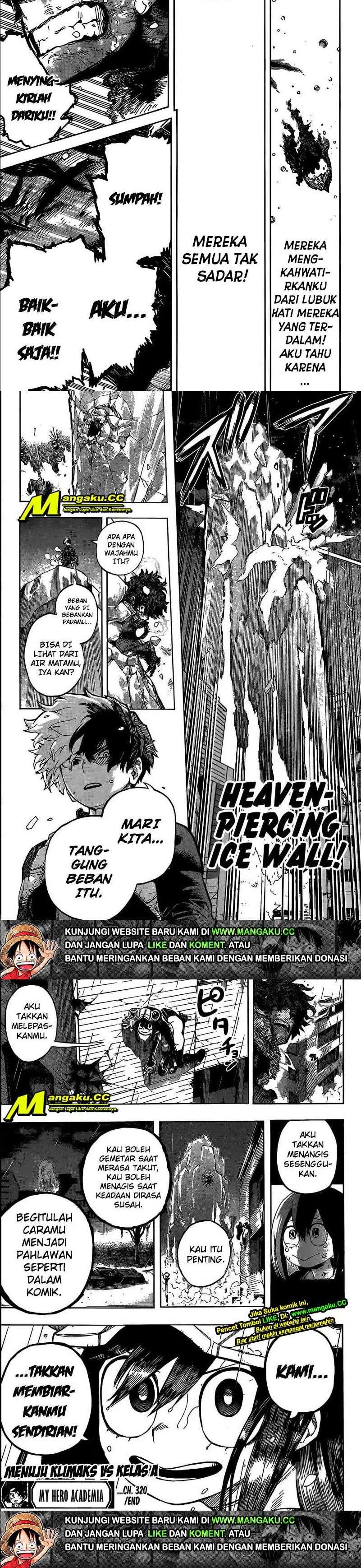 Boku no Hero Academia Chapter 320