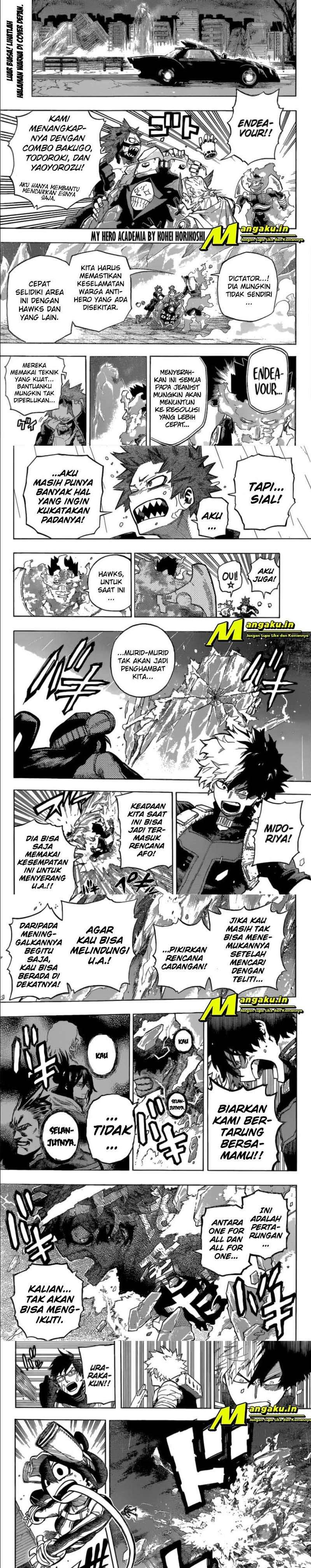 Boku no Hero Academia Chapter 321